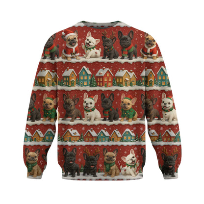 Funny Pug Pattern Shirt, Christmas Cute Pug Shirts, Xmas Hoodie For Pug Lover