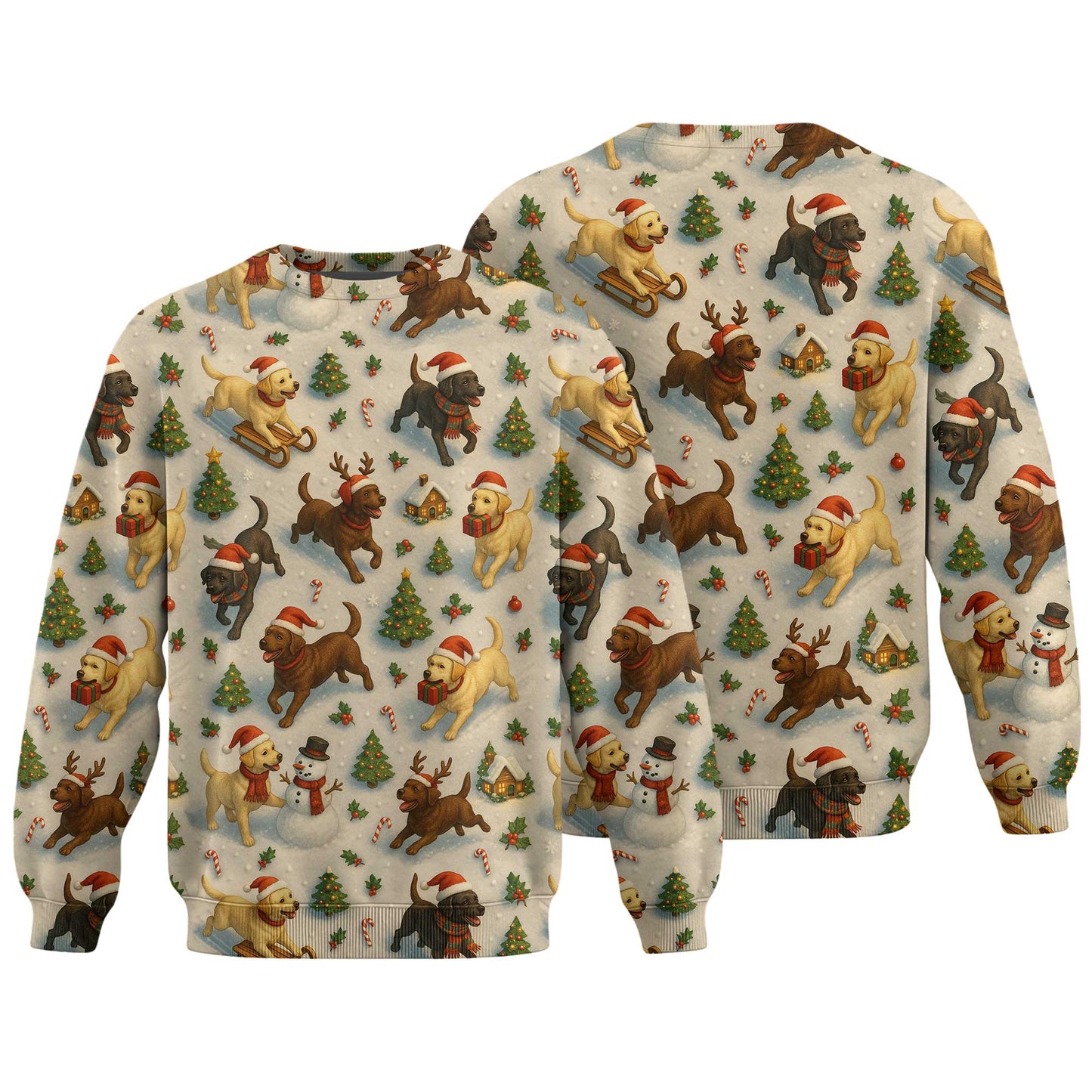 Cute Santa Holiday Lab Puppy Labrador Polo, Christmas Labrador T Shirt, Labrador Dog Shirt