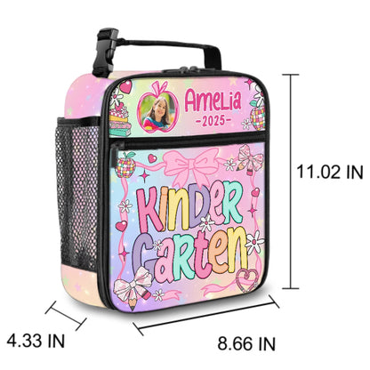 Pre-K Kindergarten Back To School, Custom First Day Of School - Personalized Lunch Bag