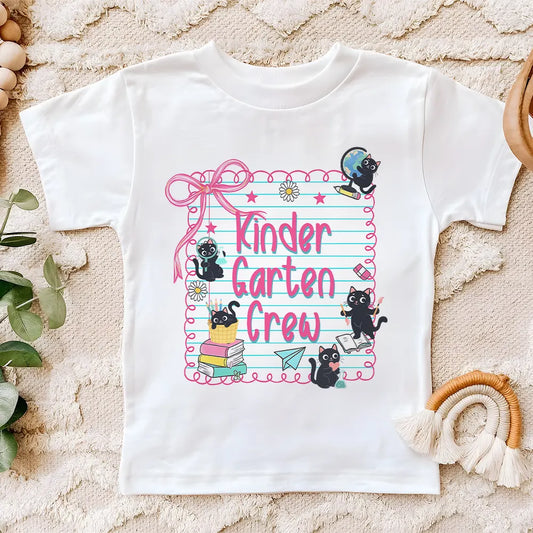 Kindergarten/Pre-K/Primary Back To School - Custom Gift For Kids - Personalized Toddler T-Shirt