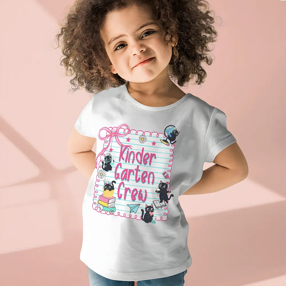 Kindergarten/Pre-K/Primary Back To School - Custom Gift For Kids - Personalized Toddler T-Shirt