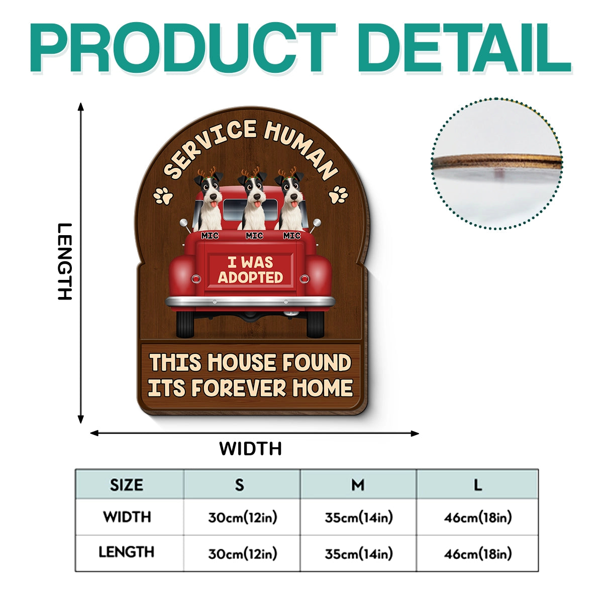 This House Found Its Forever Home - Personalized Shaped Wood Sign HW-KL37-HN66-web4
