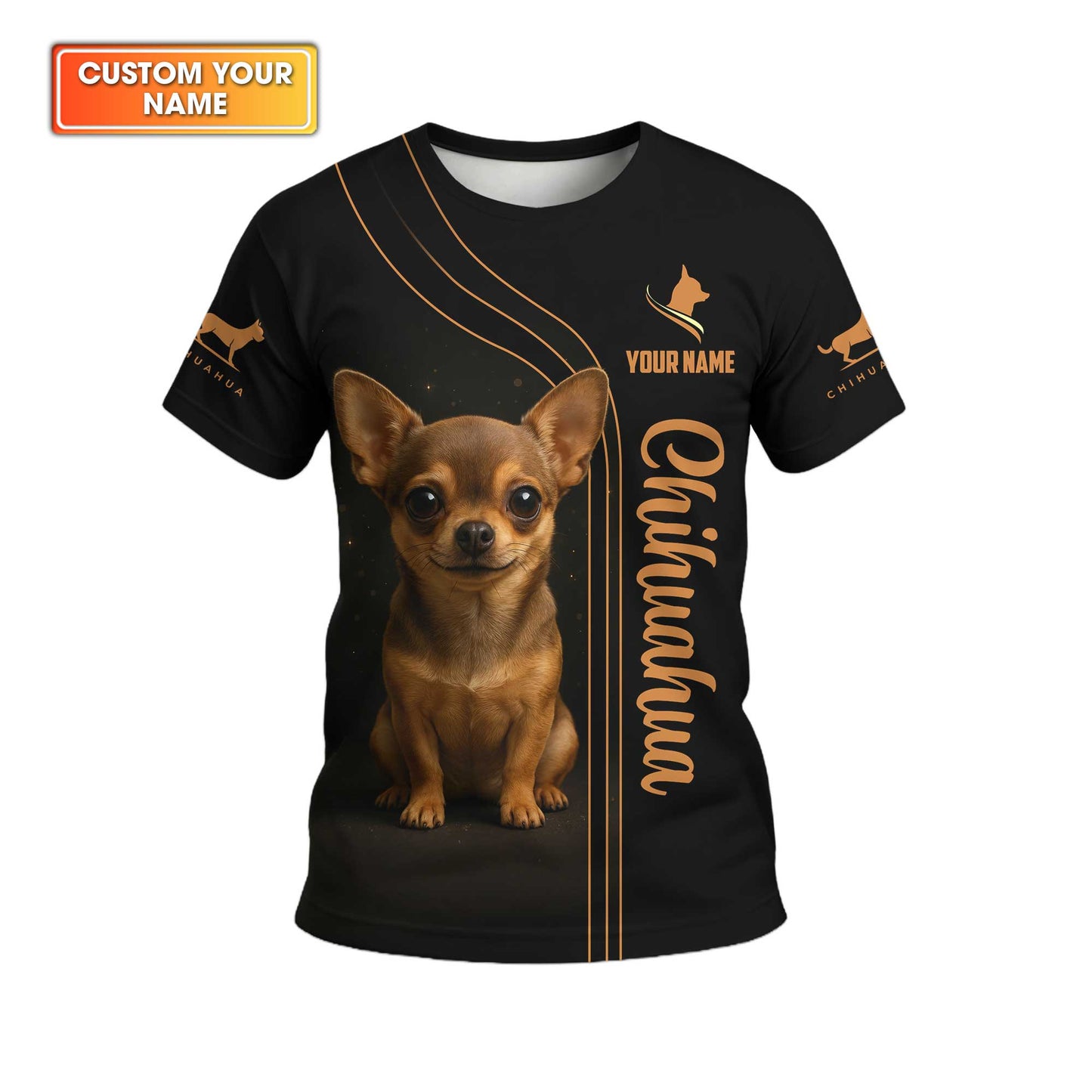 "This Isn’t Dog Hair On My Shirt It’s Chihuahua Glitter" Chihuahua Hoodie, Custom Name Chihuahua Shirt, Chihuahua Dog T Shirt