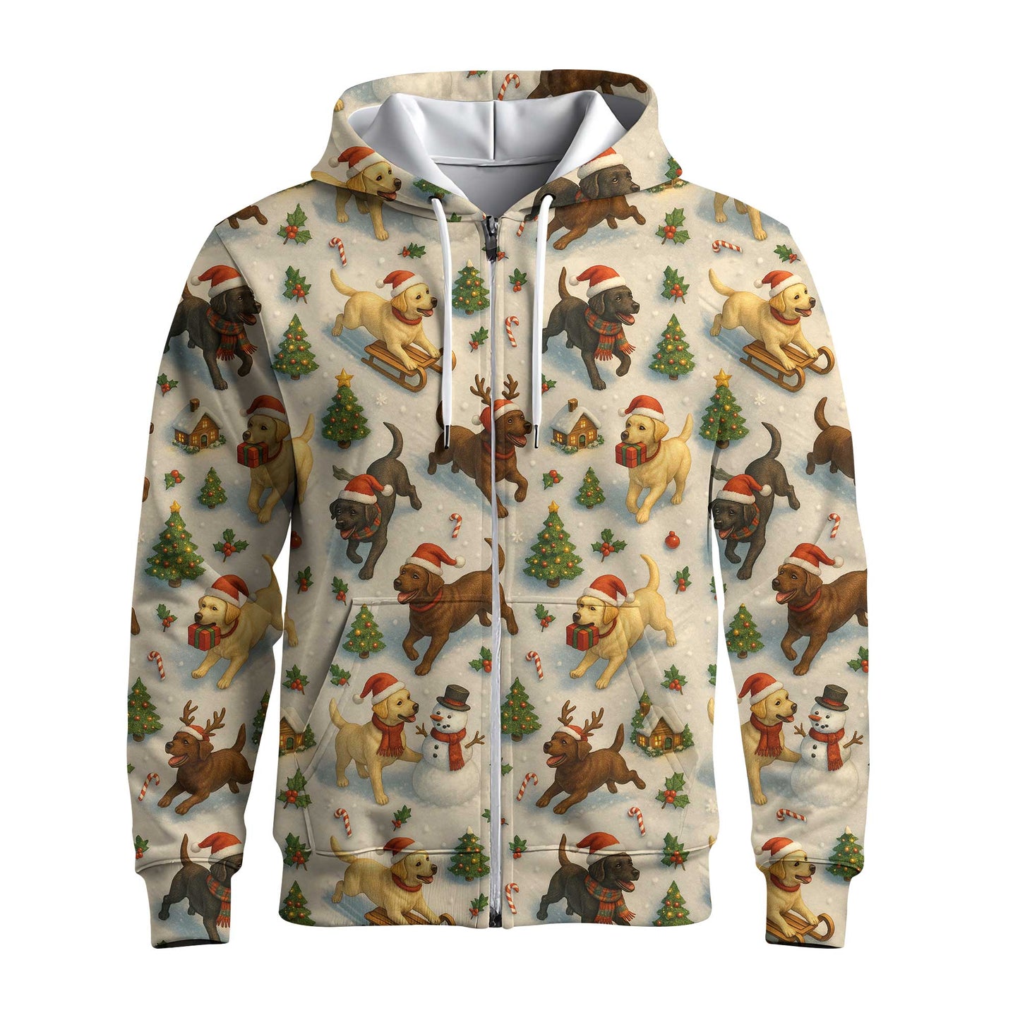 Cute Santa Holiday Lab Puppy Labrador Polo, Christmas Labrador T Shirt, Labrador Dog Shirt