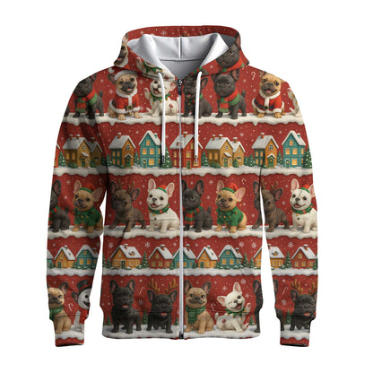 Funny Pug Pattern Shirt, Christmas Cute Pug Shirts, Xmas Hoodie For Pug Lover