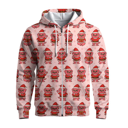 Funny Pattern Pug Shirt, Adorable Pink Grinch Xmas Hoodie, Christmas Pug Shirt For Dog Lover