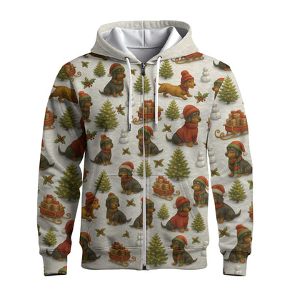 Christmas Dachshund Shirt, Weenie Dog Shirts, Winter Holiday Dog Sweater Design