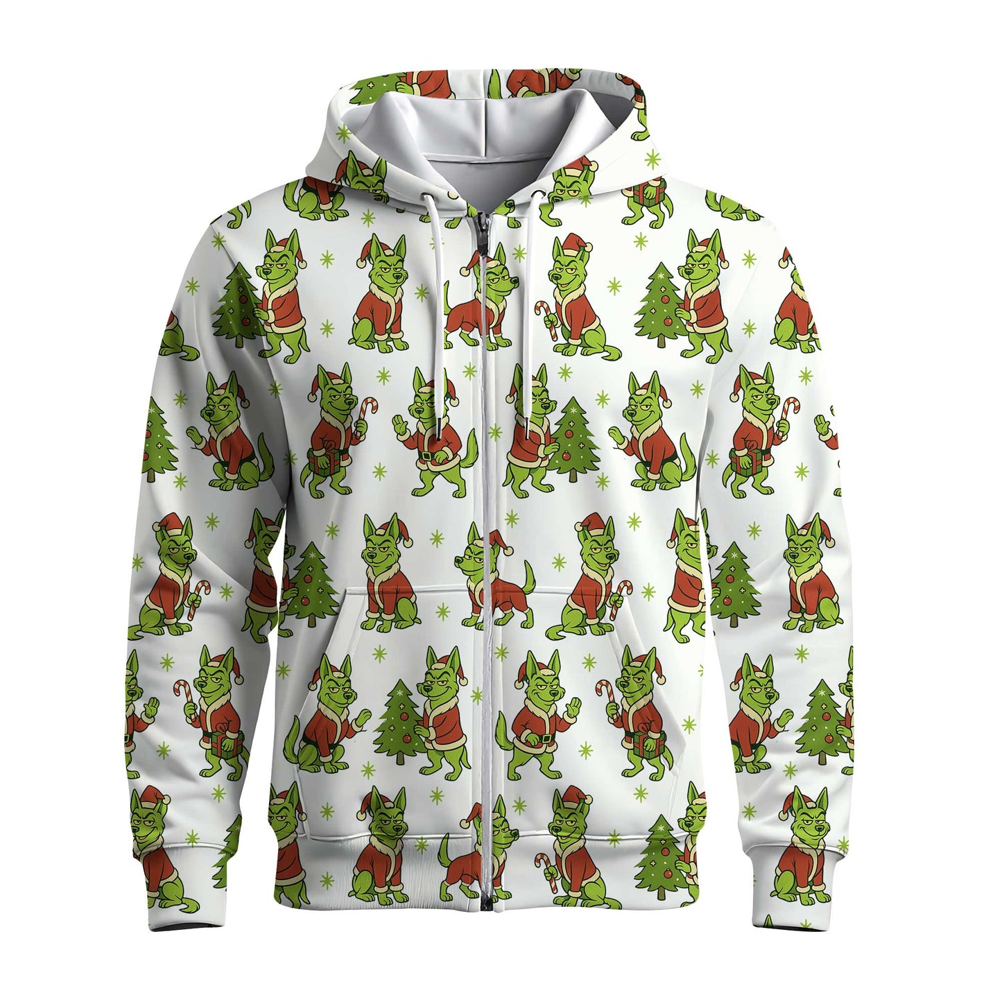 Funny German Shepherd Christmas Hoodie, German Shepherd Xmas Shirt, Dog Pattern Shirt For Pet Lover