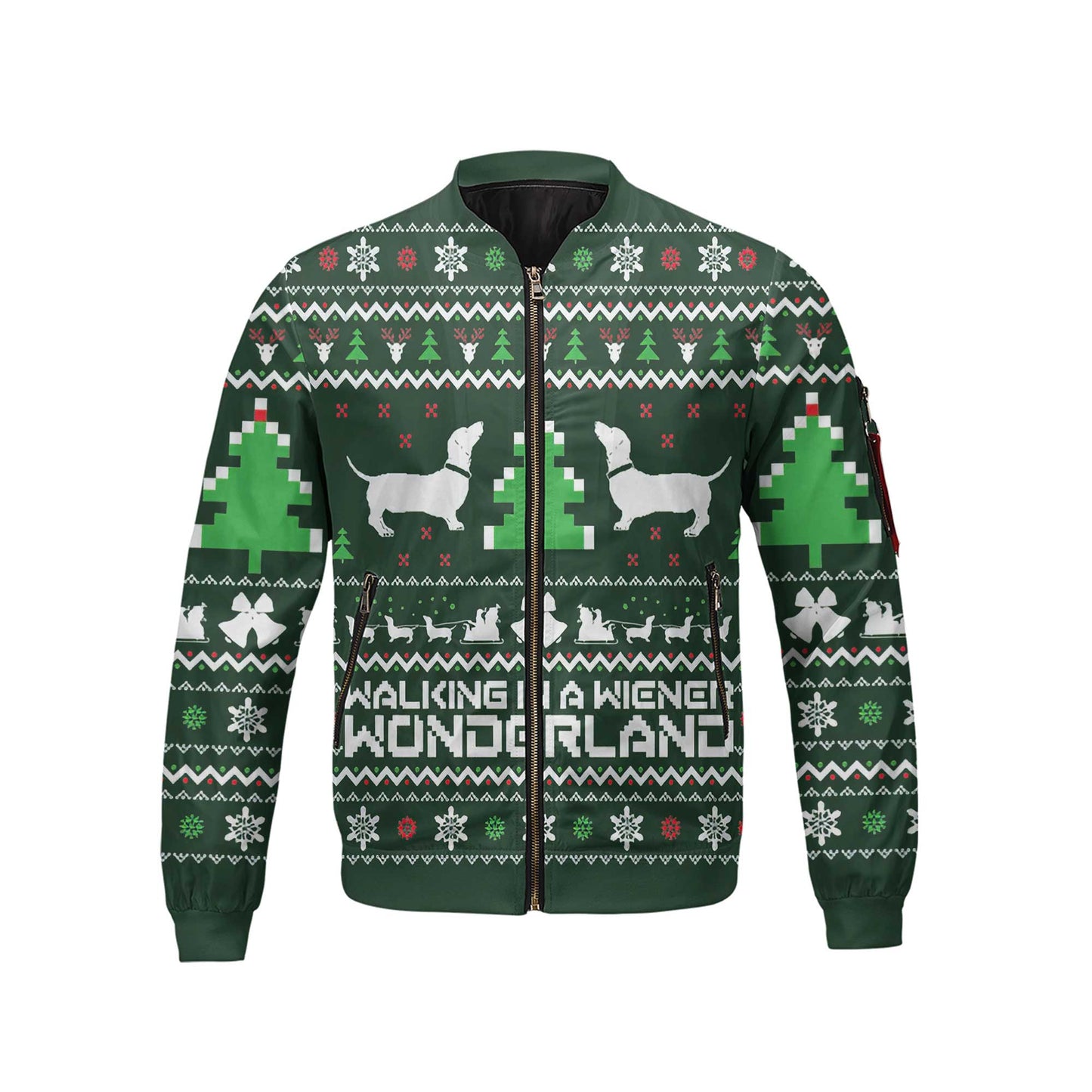 Walking In A Wiener Wonderland, Christmas Dachshund Shirt, Weiner Dog Shirts