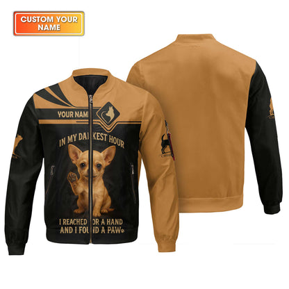 In My Darkest Hour I Reached For A Hand Chihuahua Hoodie, Chihuahua Shirt, Chihuahua Dog T Shirt