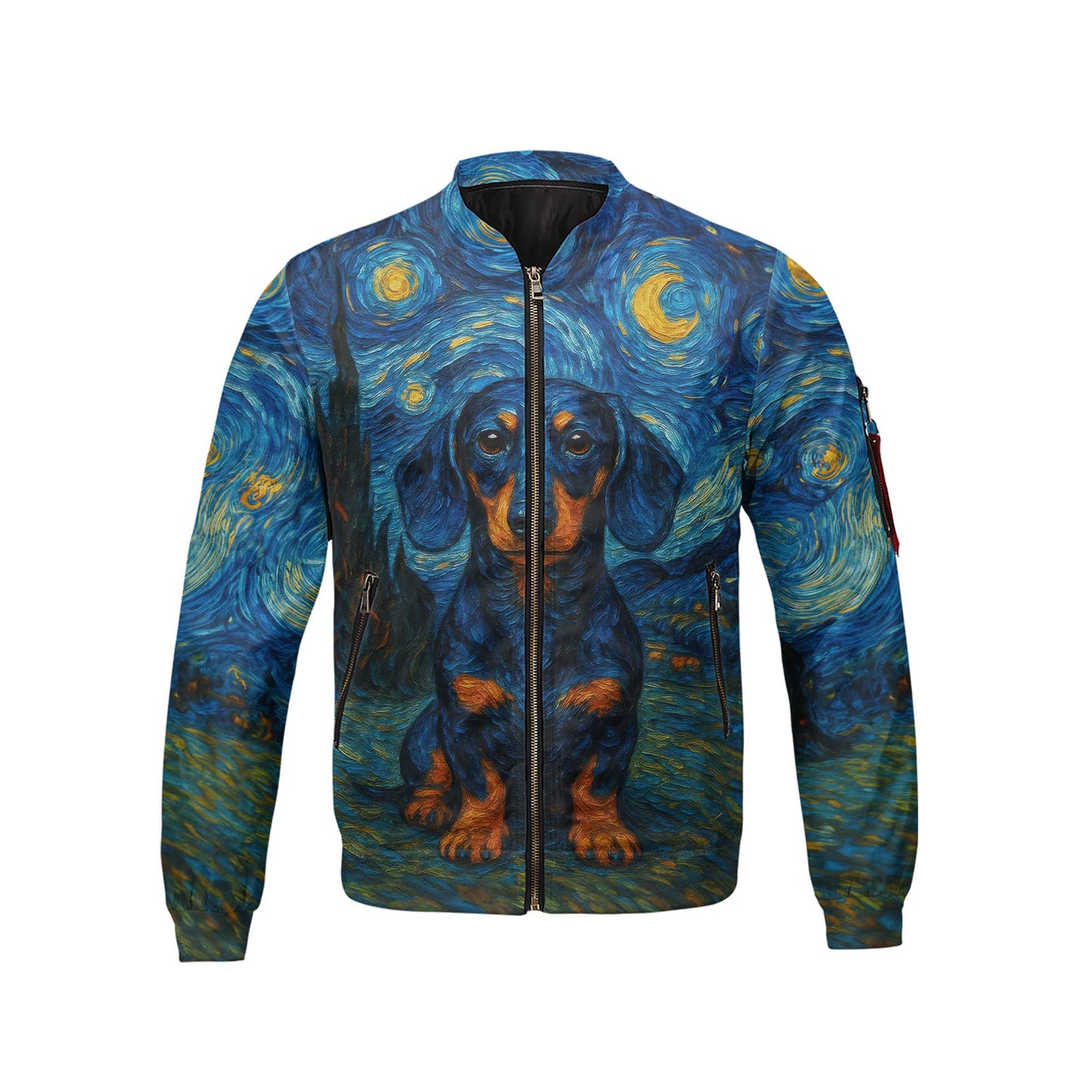 Dachshund Shirt, Weiner Dog Shirts, Van Gogh Starry Night Style