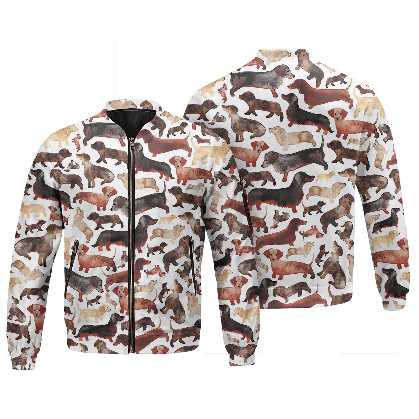 Fun Watercolor Dachshund Art Tee, Dachshund T Shirt, Wiener Dog T Shirt