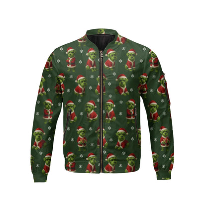 Funny Green Schnauzer Christmas Hoodie, Cute Schnauzer Shirt, Holiday Gift for Schnauzer Lovers