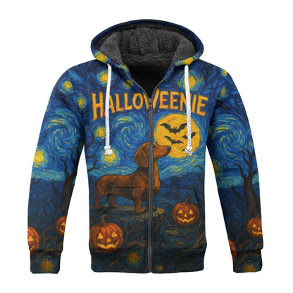 HalloWeenie Starry Night Shirt, Dachshund Shirt, Weiner Dog T Shirt