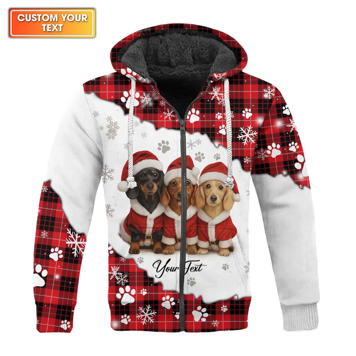 Dachshund Christmas Shirt, Weiner Dog T Shirt, Pattern Polos For Spooky Season, Custom Quote Shirt