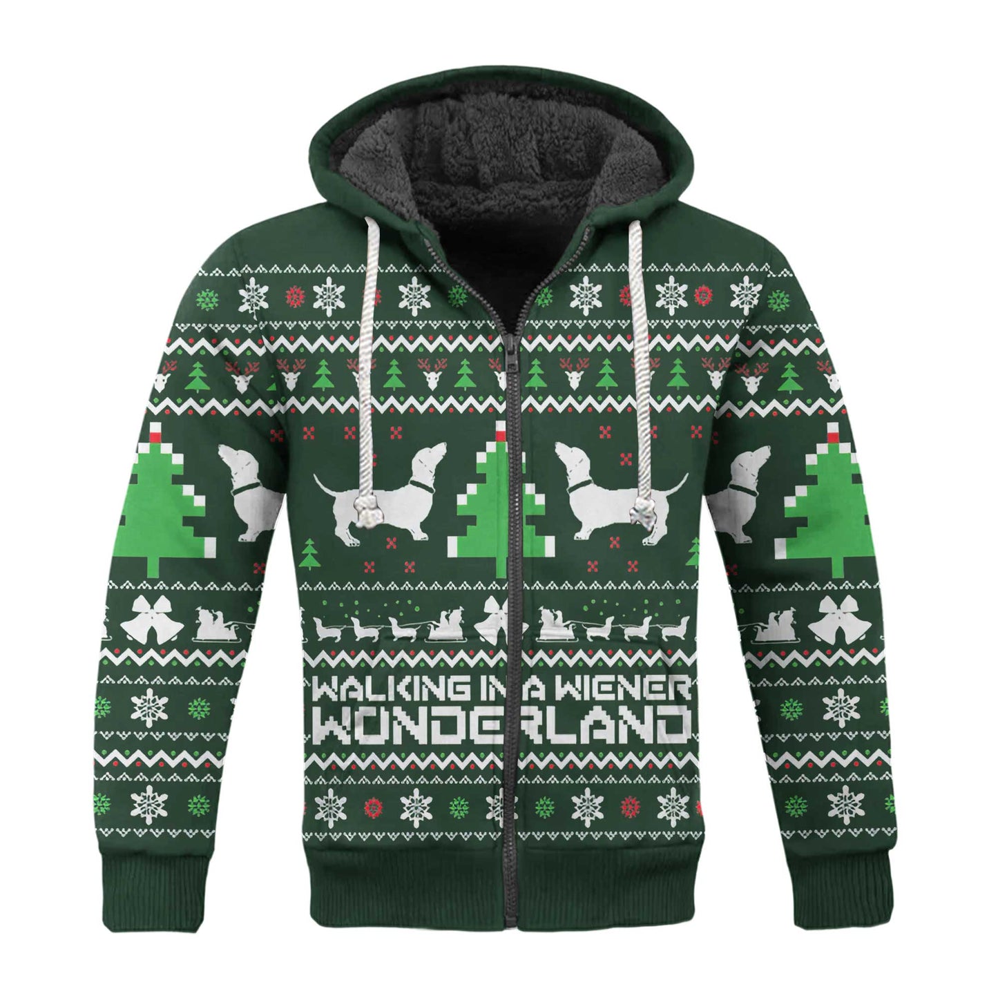 Walking In A Wiener Wonderland, Christmas Dachshund Shirt, Weiner Dog Shirts