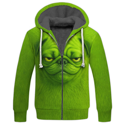 Pug Christmas Shirts, Pugrinch Hoodie For Dog Lovers, Xmas Grinch Pug Shirts, Gift For Christmas Day