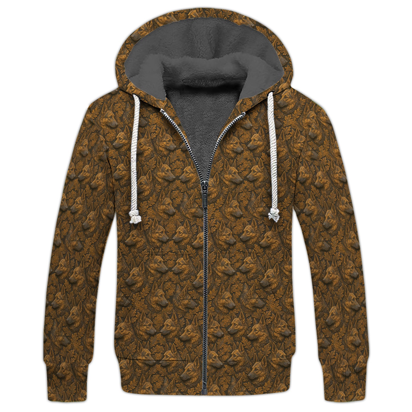 Funny German Shepherd Shirt, Shephard Pattern Hoodie, German Shepherd Ugly Sweater