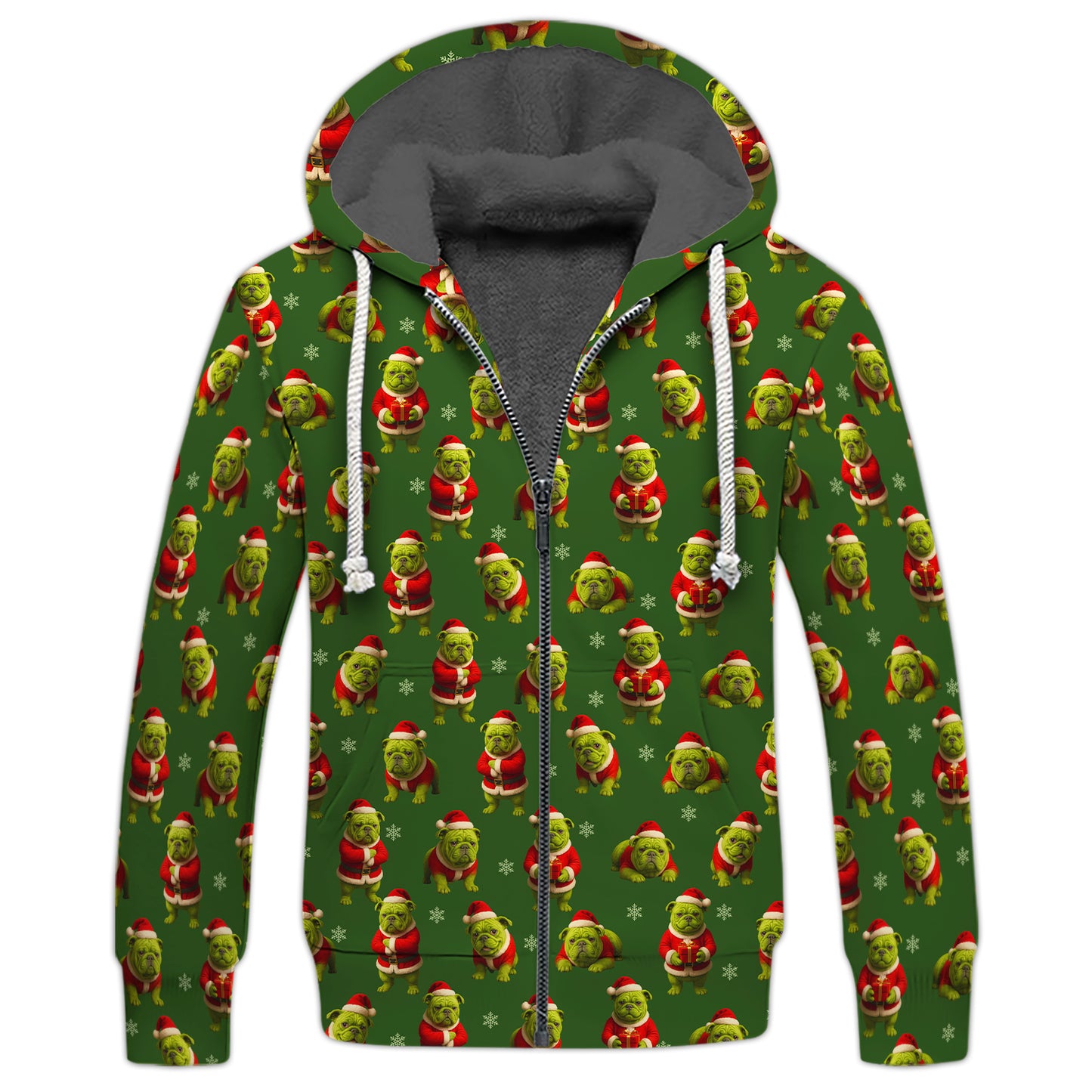 Funny Green Pug Christmas Hoodie, Pug Christmas Sweater, Christmas Gift for Dog Lovers