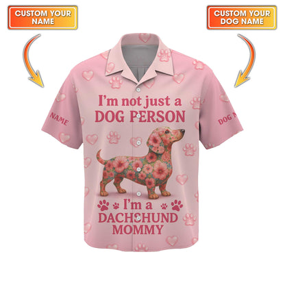 I’m Not Just A Dog Person I’m A Dachshund Mommy, Dachshund Shirt, Wiener Dog Shirts