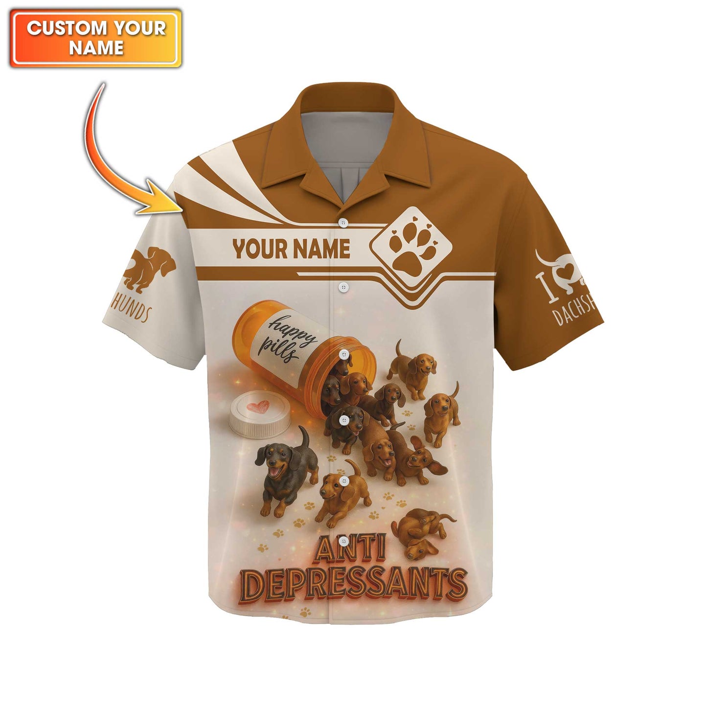 Anti Depressants, Dachshund Shirt, Weenie Dog Shirts