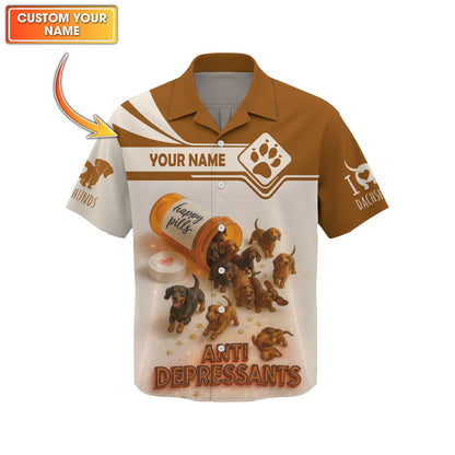 Anti Depressants, Dachshund Shirt, Weenie Dog Shirts