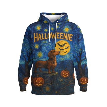 HalloWeenie Starry Night Shirt, Dachshund Shirt, Weiner Dog T Shirt