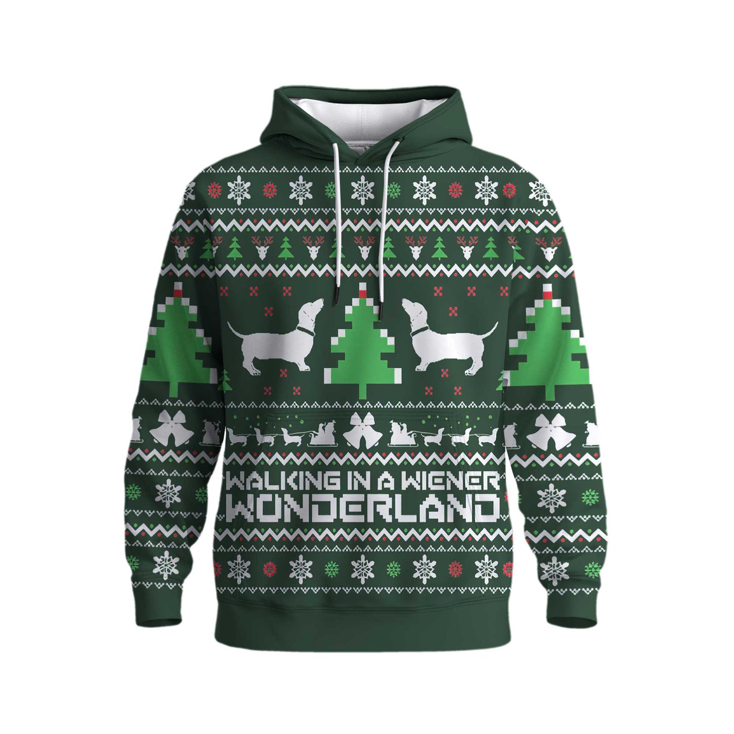 Walking In A Wiener Wonderland, Christmas Dachshund Shirt, Weiner Dog Shirts