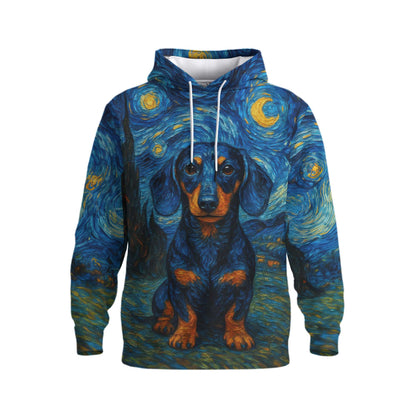 Dachshund Shirt, Weiner Dog Shirts, Van Gogh Starry Night Style