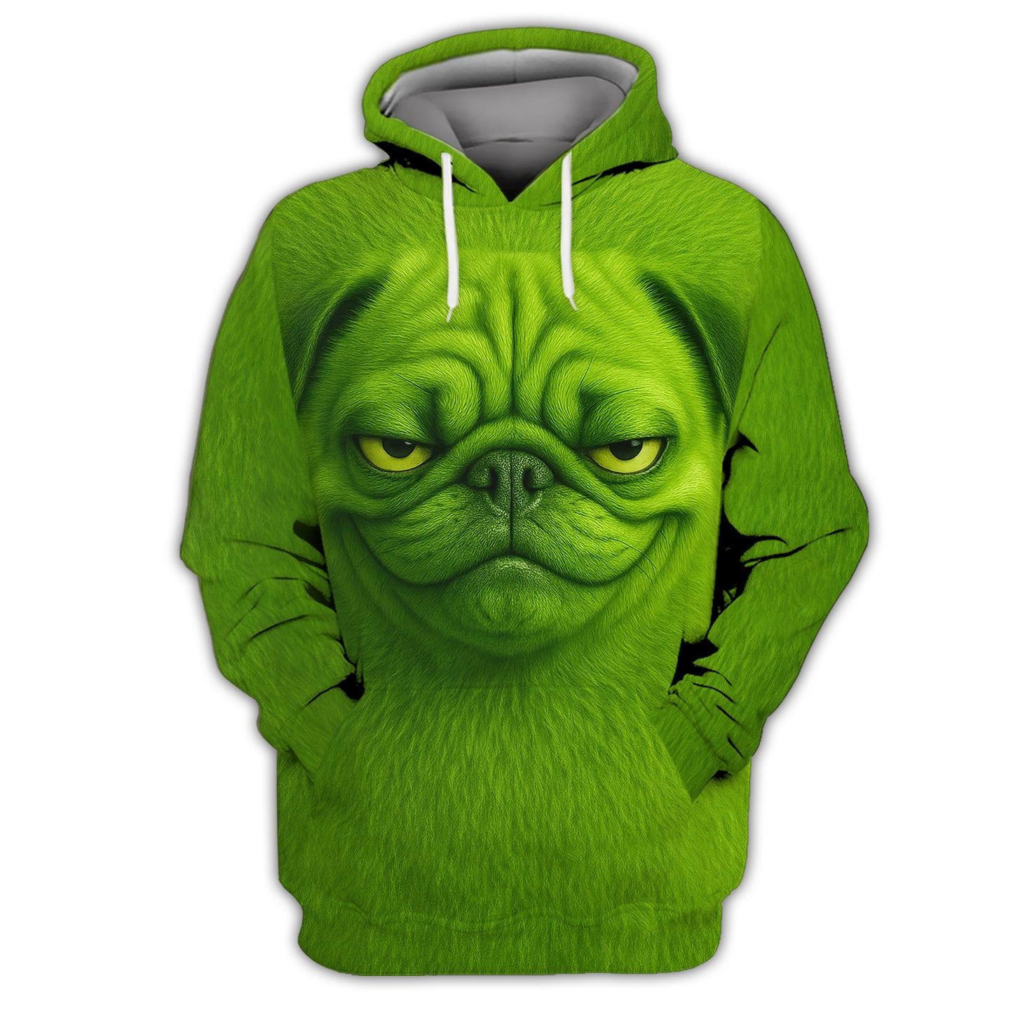 Pug Christmas Shirts, Pugrinch Hoodie For Dog Lovers, Xmas Grinch Pug Shirts, Gift For Christmas Day