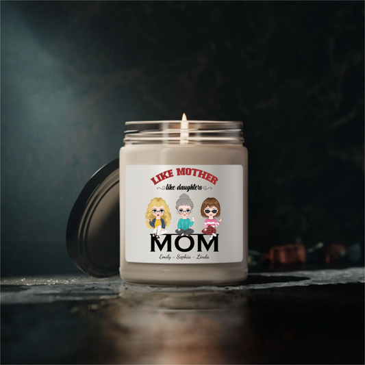 Like Mother Like Daughter - Personalized 100% Organic, Eco-friendly, Vegan Scented Candle