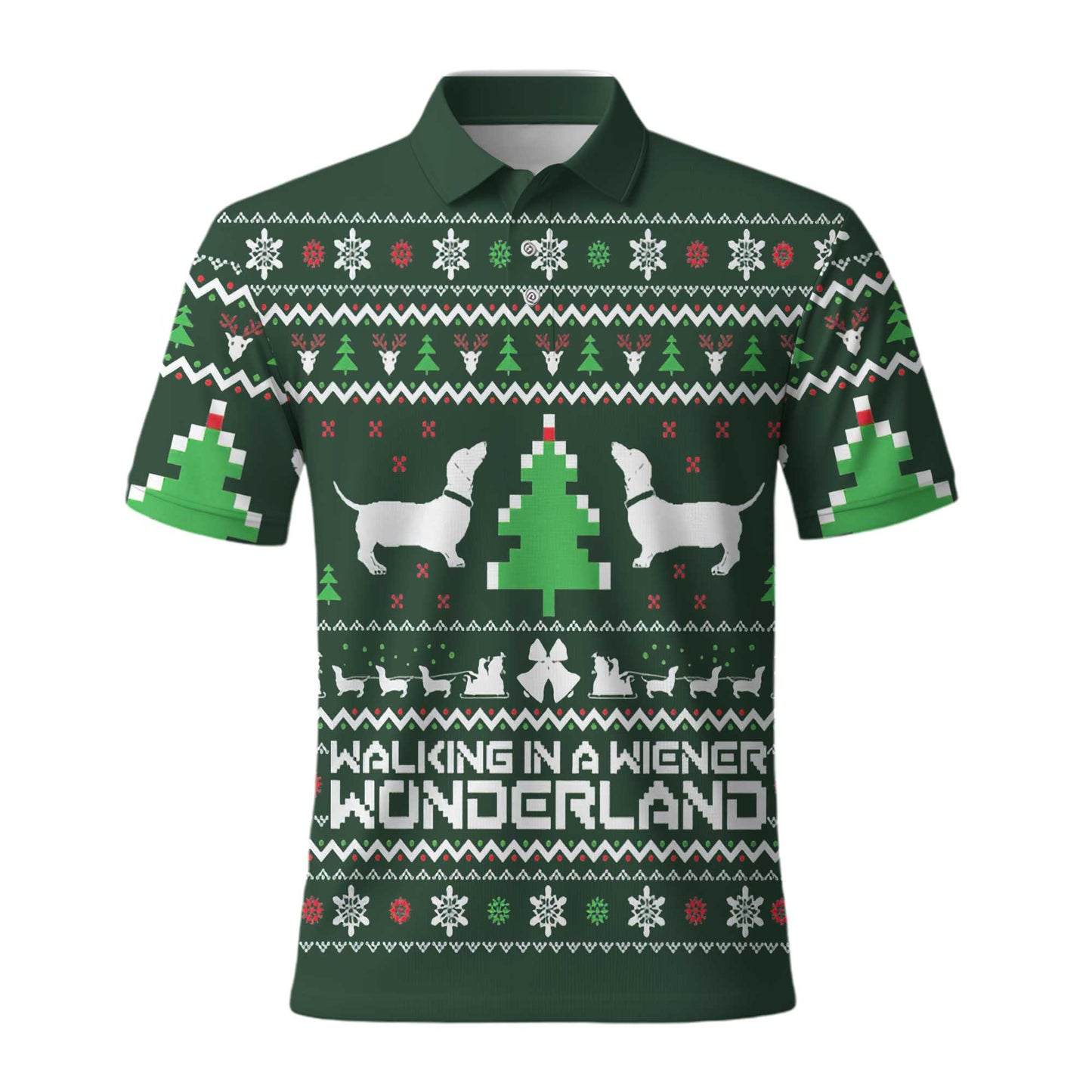 Walking In A Wiener Wonderland, Christmas Dachshund Shirt, Weiner Dog Shirts
