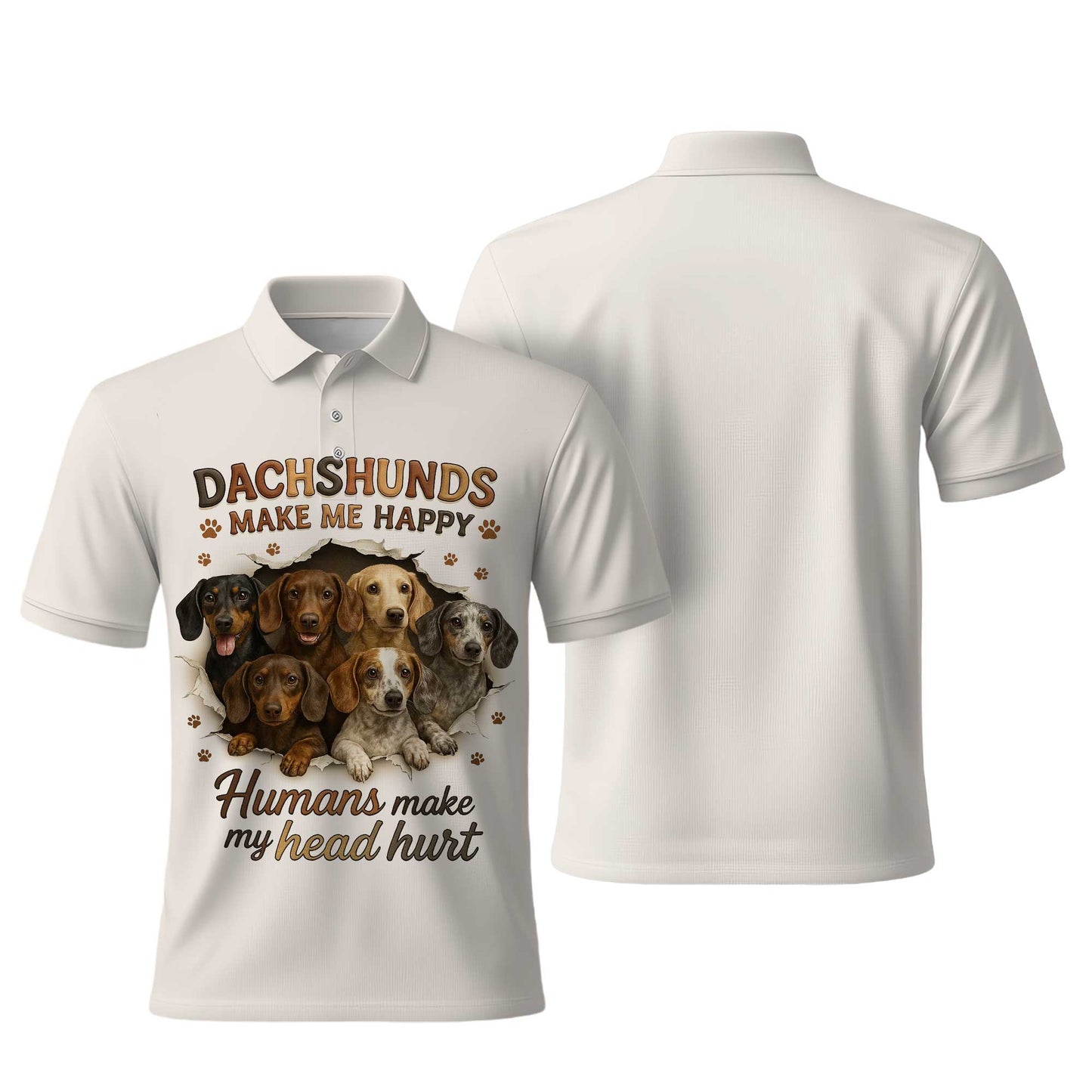 Dachshunds Make Me Happy, Dachshund Shirt, Weiner Dog Shirts, T Shirts For Dachshunds