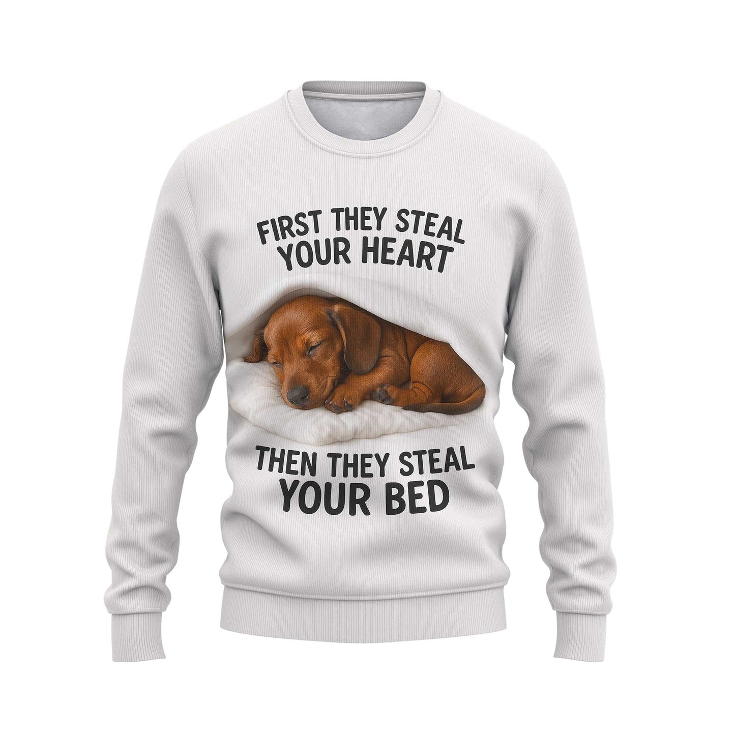 First They Steal Your Heart Then They Steal Your Bed, Dachshund Shirt, Weiner Dog T Shirt