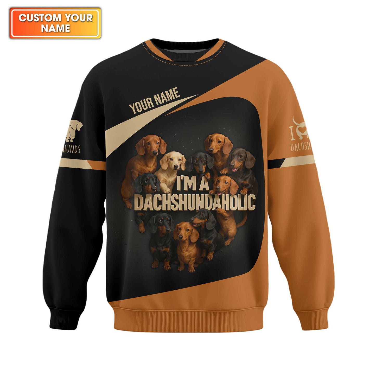 I'm A Dachshundaholic Weiner Dog Shirts, Dachshund T Shirt, Shirts For Dachshunds