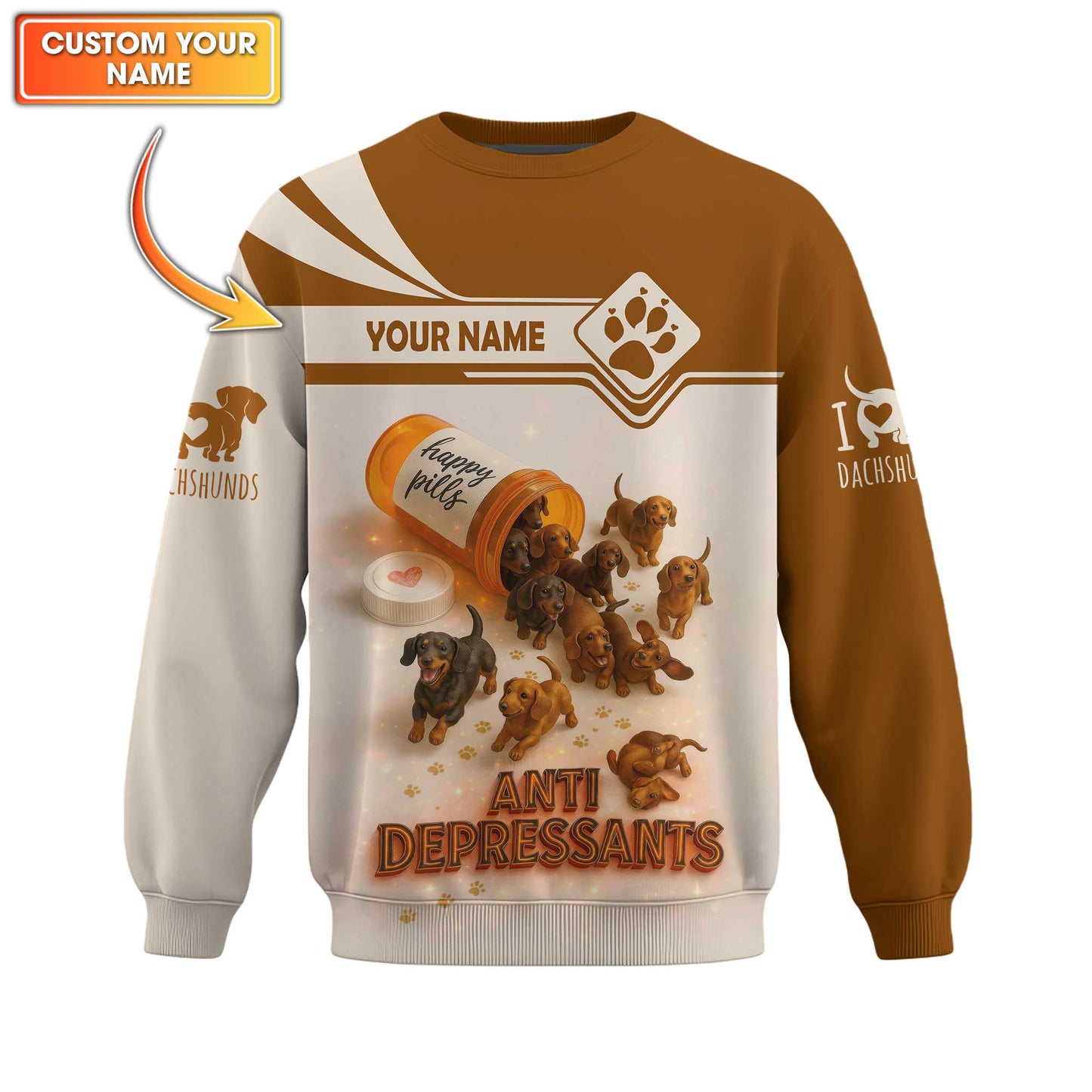 Anti Depressants, Dachshund Shirt, Weenie Dog Shirts