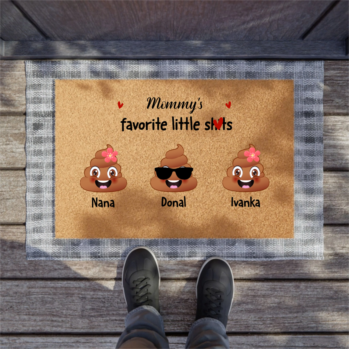 Custom Organic Coir Doormat – Eco-Friendly Coconut Fiber Mat for Stylish Entrances