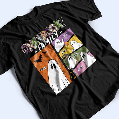 One Spooky Family - Custom Halloween Gift For Family - Personalized T-Shirt