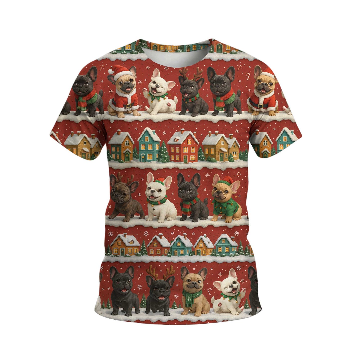 Funny Pug Pattern Shirt, Christmas Cute Pug Shirts, Xmas Hoodie For Pug Lover