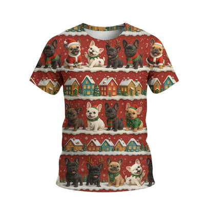 Funny Pug Pattern Shirt, Christmas Cute Pug Shirts, Xmas Hoodie For Pug Lover
