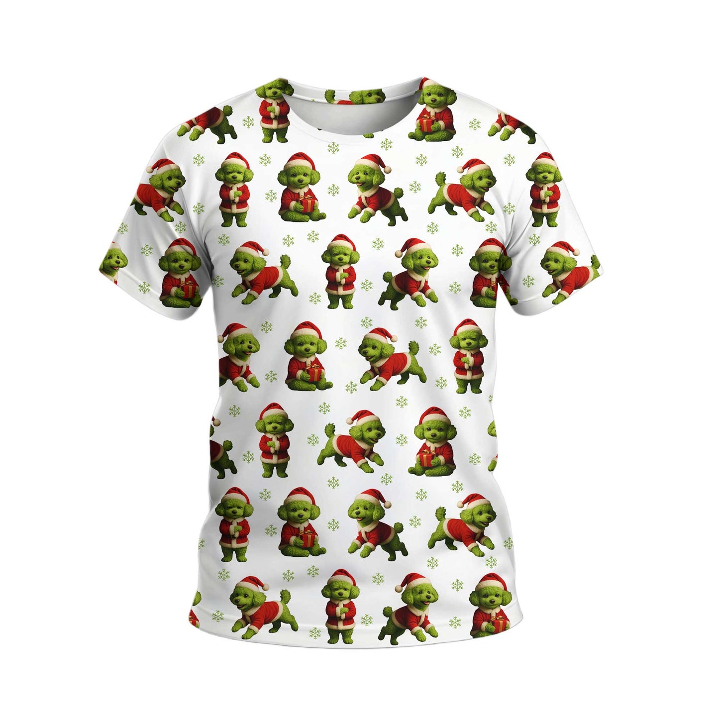 Funny Poodle Pattern Hoodie For Christmas Season, Xmas Poodle Shirt, Poodle Sweater For Dog Lover