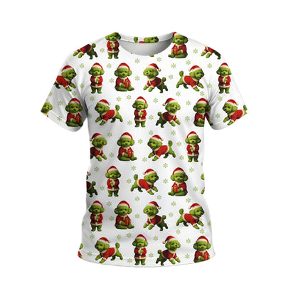 Funny Poodle Pattern Hoodie For Christmas Season, Xmas Poodle Shirt, Poodle Sweater For Dog Lover