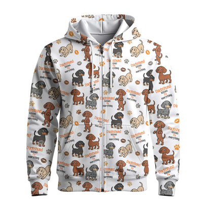 Dachshund Kisses Fix Everything Pattern Polos, Dachshund Shirt, Weiner Dog T Shirt