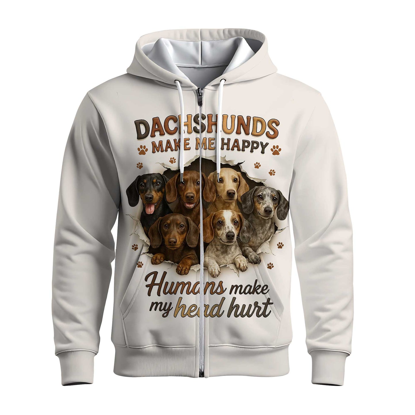 Dachshunds Make Me Happy, Dachshund Shirt, Weiner Dog Shirts, T Shirts For Dachshunds