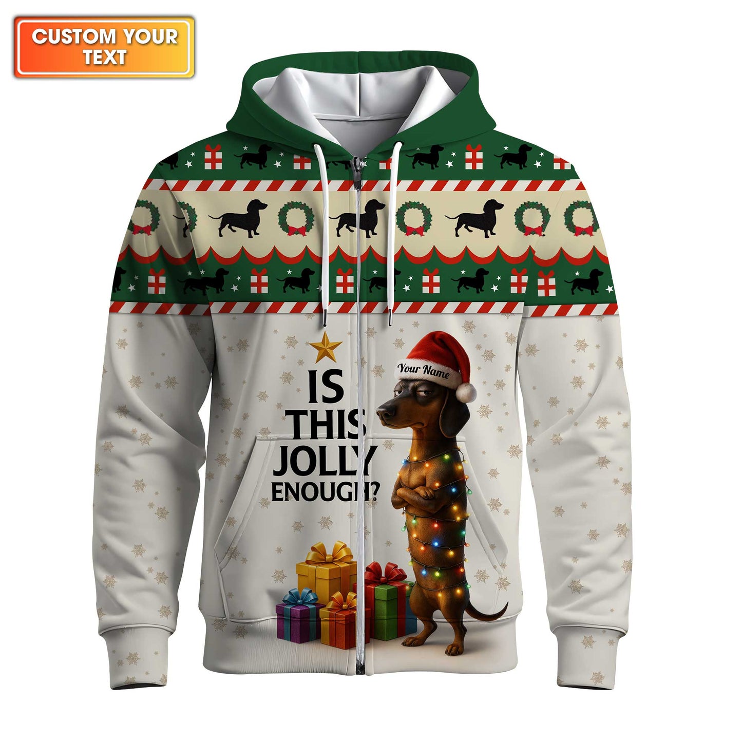 Is This Jolly Enough Dachshund Christmas Shirt, Weenie Dog Shirts, Christmas Dachshund Shirt